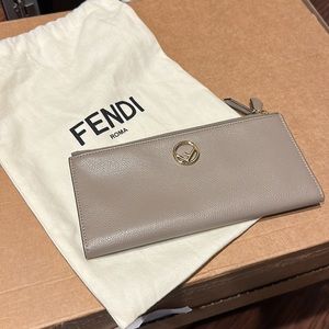 FENDI Double Zip Wallet